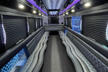 Manchester Party Bus Interior