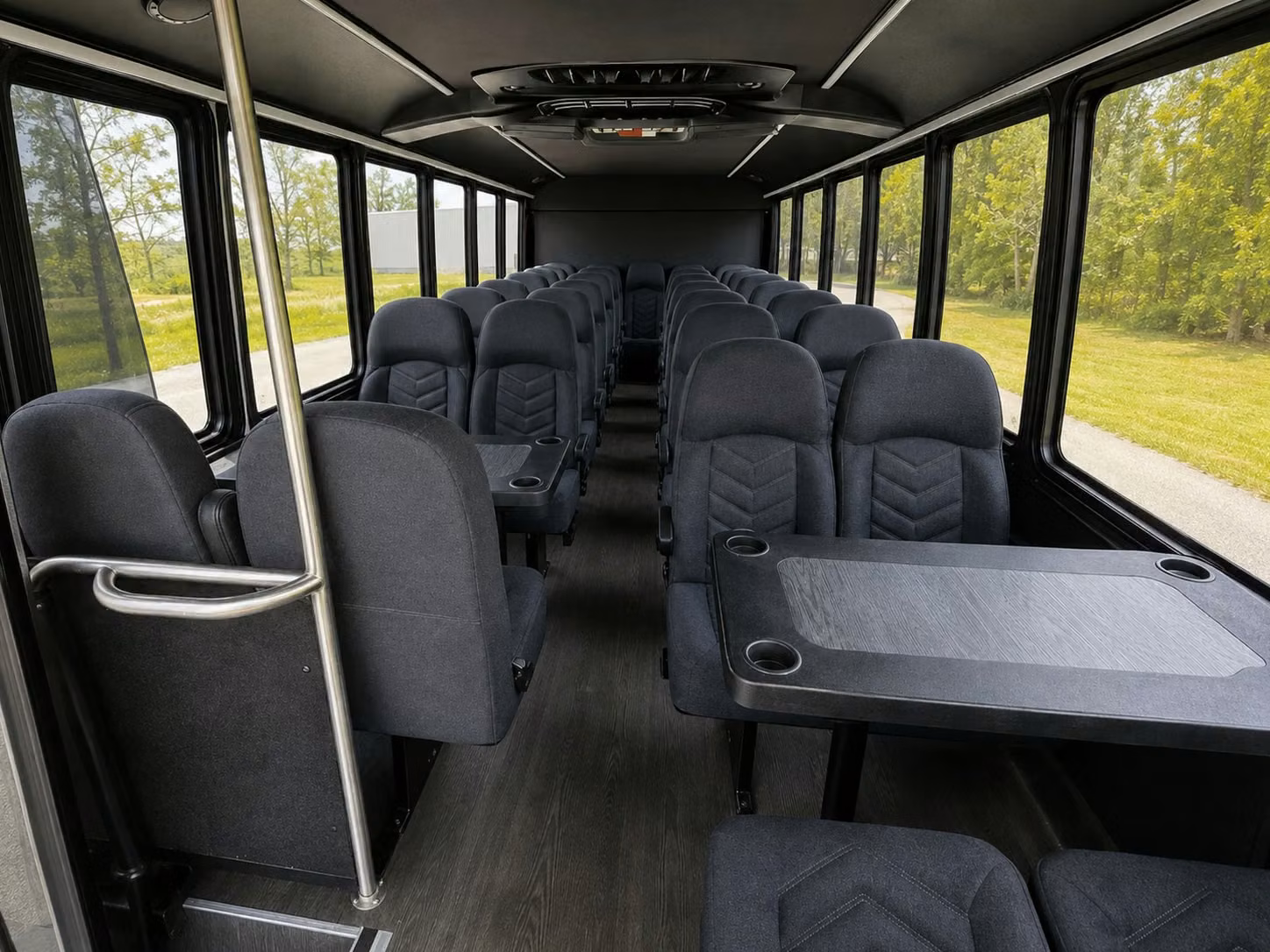 15 passenger minibus inside