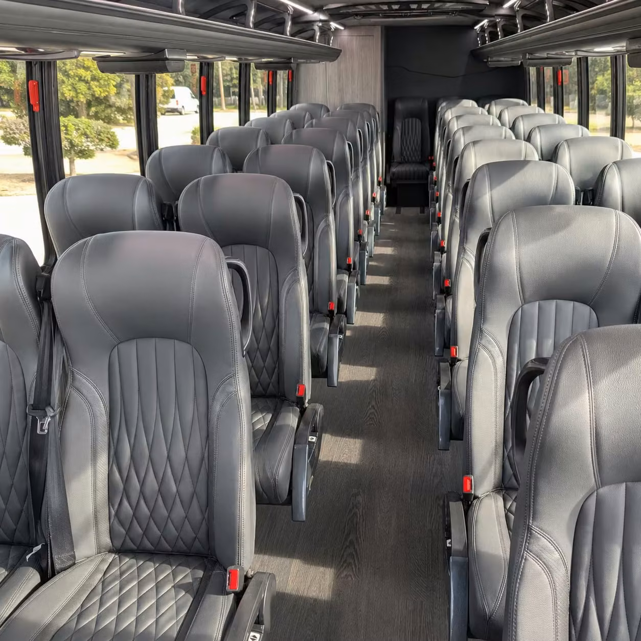 28 passenger minibus inside