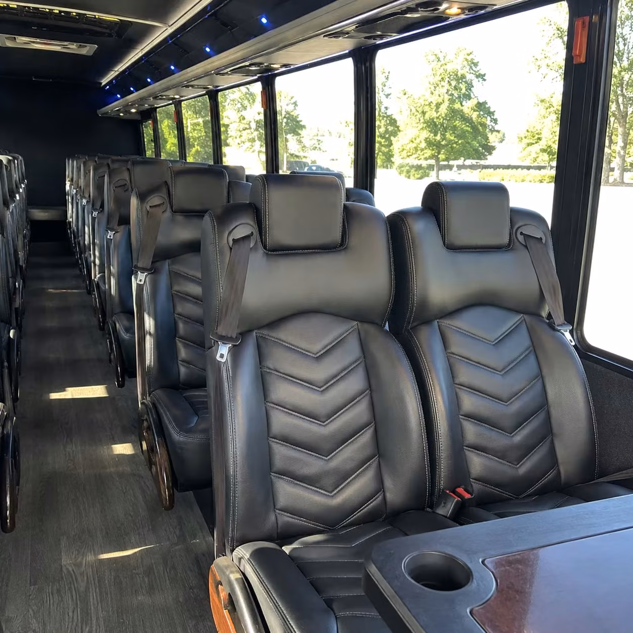 30 passenger minibus interior